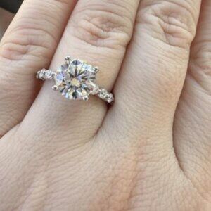 3.5 CT Lab Diamond Ring (Badgley Mischka)